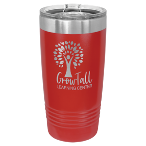 red engraved polar camel 20 oz tumbler