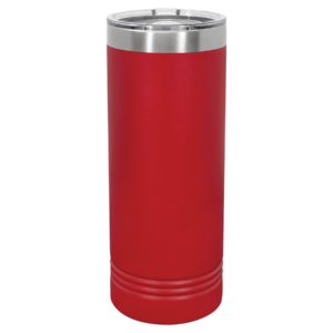 Custom engraved Red Polar Camel 22 oz skinny tumbler