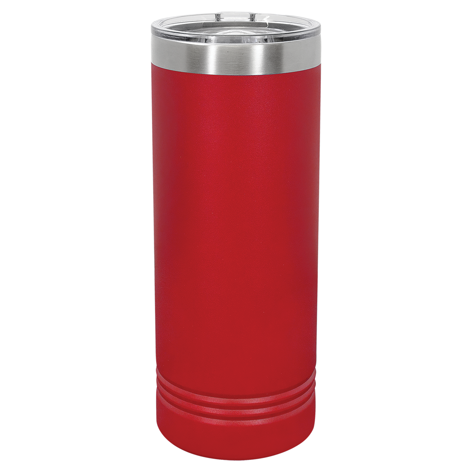 Custom Engraved Black Polar Camel red 22 oz skinny tumbler