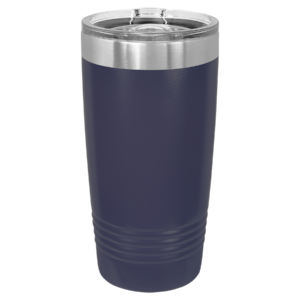 Navy Blue Polar Camel 20 oz ringneck stainless steel tumbler with slider lid