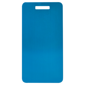 Blue Anodized Aluminum Luggage tag