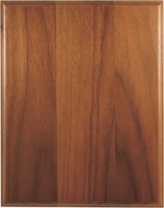 9 x 12 genuine walnut plaque for custom laser engraving