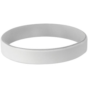 Blank white and black laserable bracelet ready for custom personalization