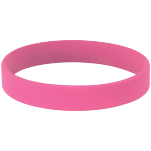 Blank pink and black laserable bracelet ready for custom personalization