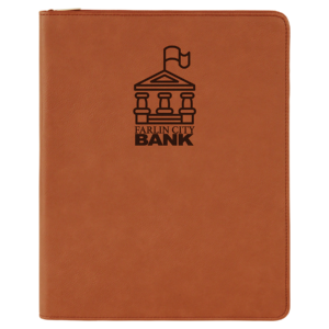 Custom Engraved Leatherette Portfolio